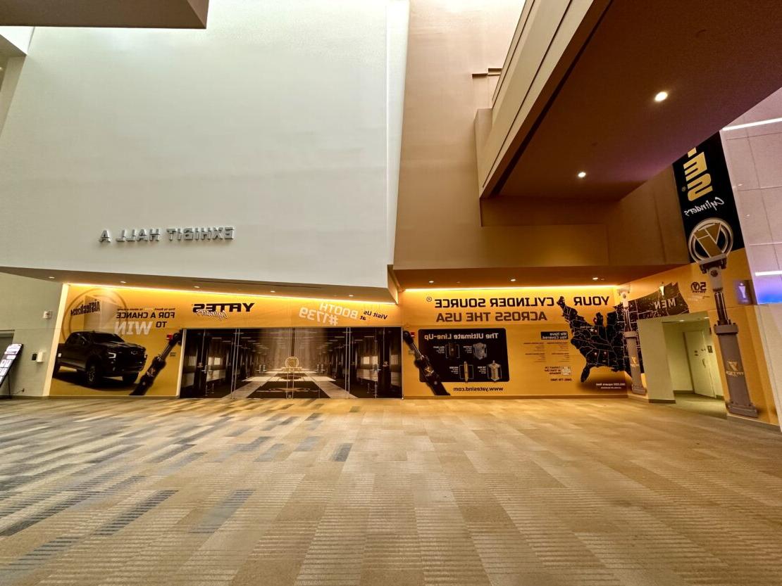 Yates' advertising feature shown in AISTech's Exhibit Hall A